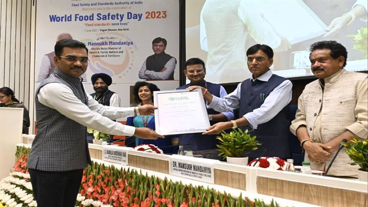 ईट राइट चेलेंज प्रतियोगिता में भोपाल ने दूसरा और ग्वालियर को मिला पाँचवां स्थान प्राप्त किया